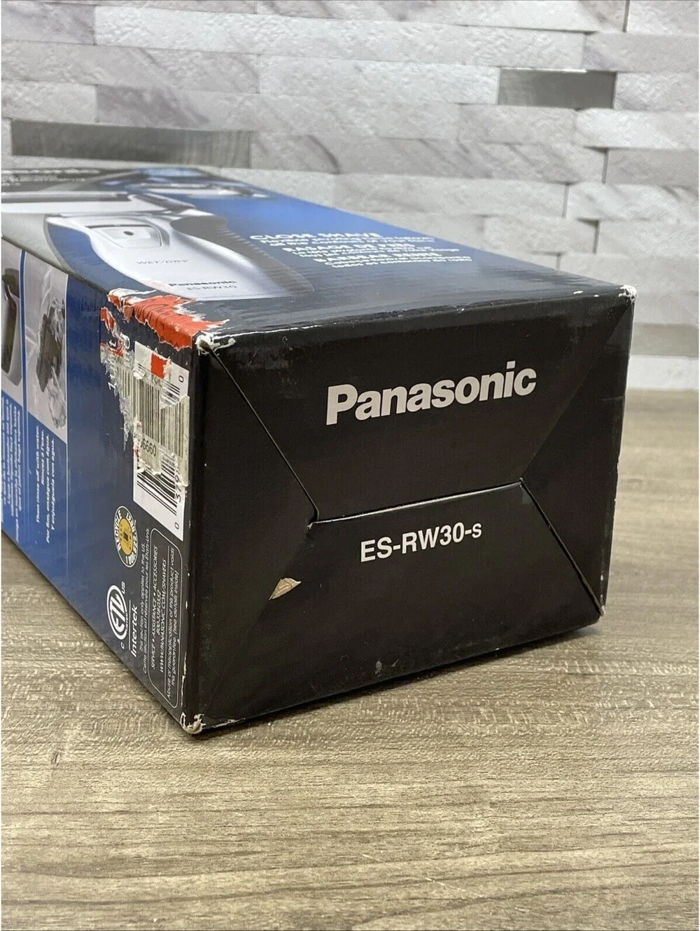 Panasonic Twin 2 Blade Wet/Dry Rechargeable Silver ES-RW30-S New Factory Sealed